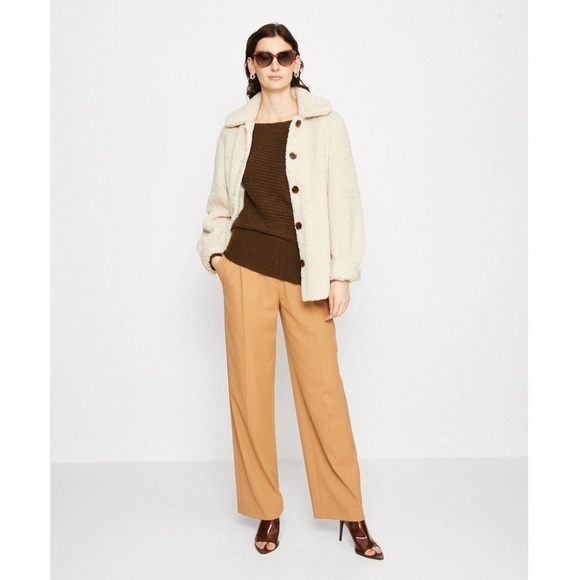 Nwt Banana Republic Finnley Wedge Boatneck Sweater Wool Yak Blend - Picture 13 of 17